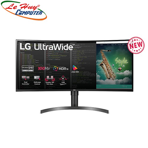 Màn hình máy tính cong LG 35WN75CN-B 35&quot; 2K 100Hz HDR10 UltraWide