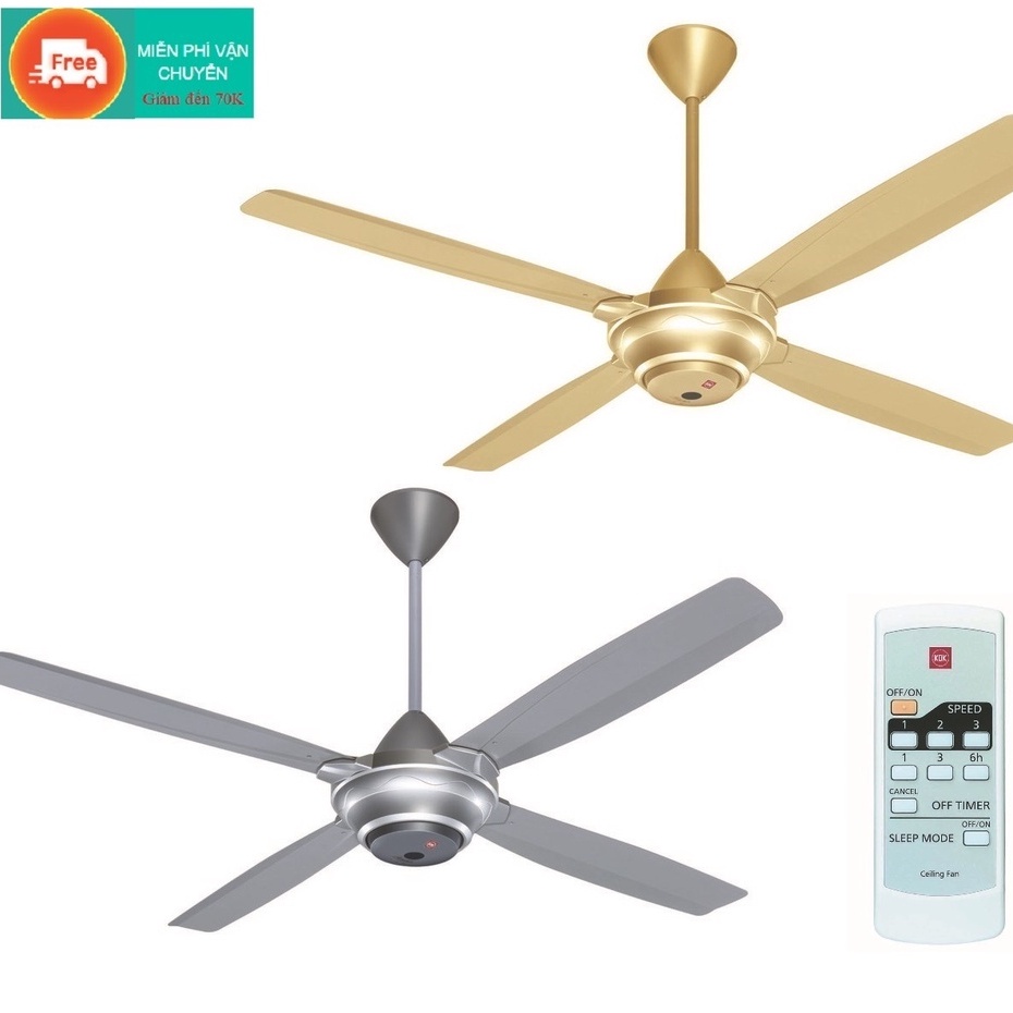 Quạt Trần 4 Cánh KDK M56XR - Hàng Chính Hãng - (Miễn Phí Giao Hàng Trong TP HCM)