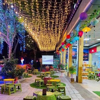 ĐÈN LED MÀNH THẢ TRANG TRÍ 12M - Rủ Sợi 0,4x0,5x0,6 (ÁNH SÁNG VÀNG)