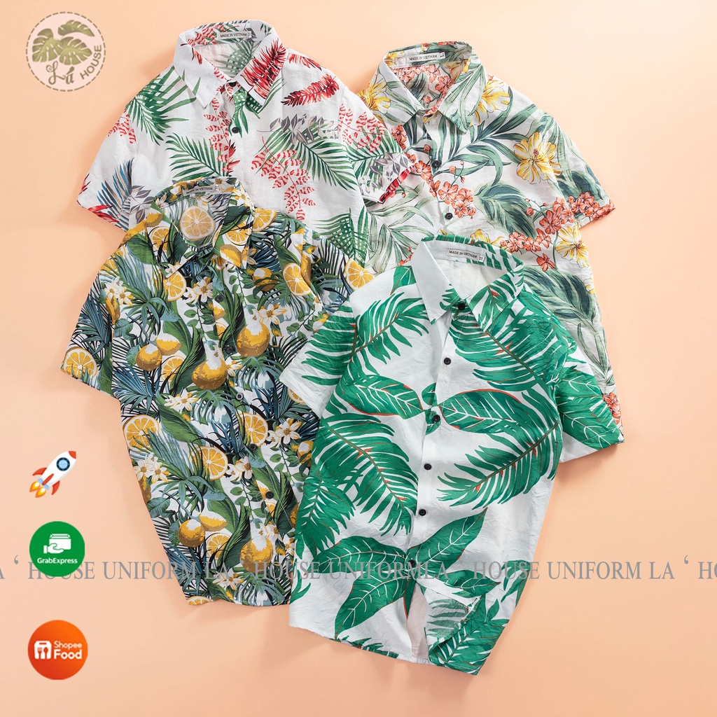 Áo sơ mi đi biển La' house uniform