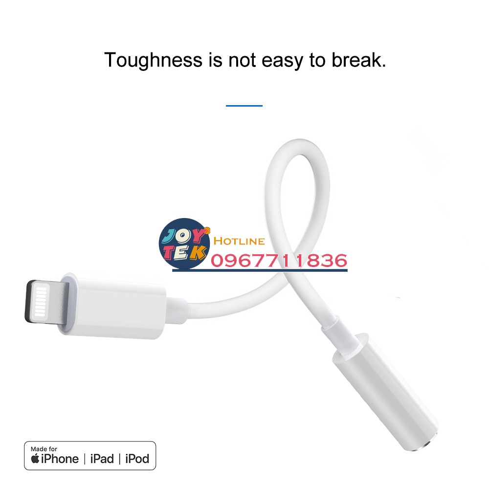 Jack chuyển đổi tai nghe Apple từ cổng Lightning sang cổng 3,5mm (Lightning to 3.5mm Headphone Jack Adapter)