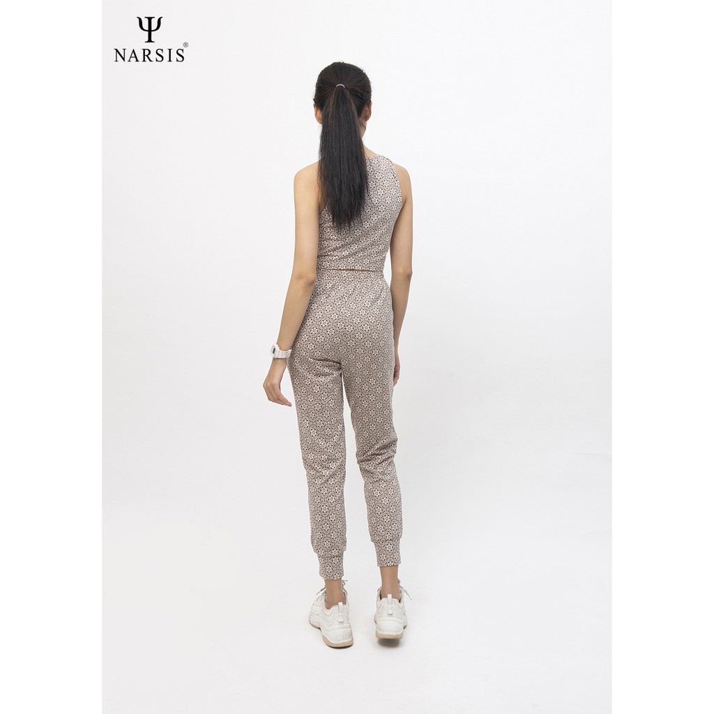 Bộ đồ tập nữ hoa lập thể nâu Narsis H0005