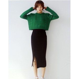 ÁO LEN CROPTOP TAY DÀI
