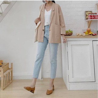 Quần Mom Jeans Cắt Lai