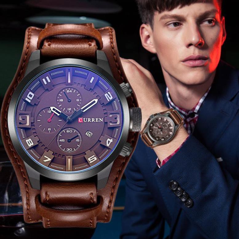 Đồng hồ nam CURREN 8225 dây da sang trọng ,đăng cấp dành cho doanh nhân Lux.watch