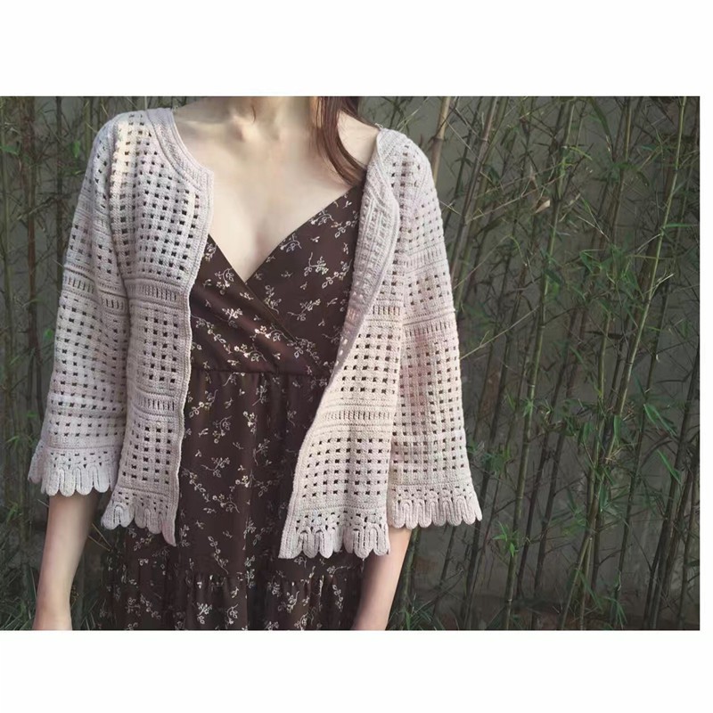 (Hàng sẵn) - Áo khoác len mỏng | BigBuy360 - bigbuy360.vn