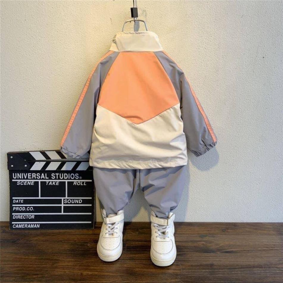 Bộ gió thể thao 2 lớp hàng Quảng Châu cho bé chất siêu đẹp