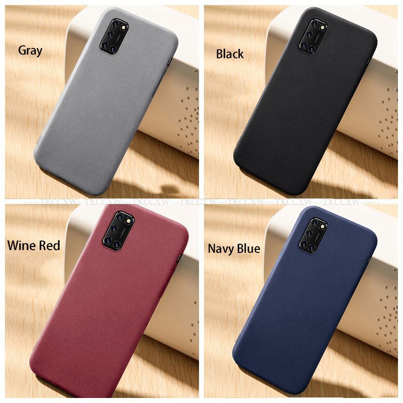 Ốp điện thoại silicone mềm không bám vân tay cho Samsung Galaxy S20 FE A42 M51 A31 A21 A21S A11 A51 A71 5G