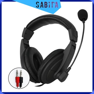 Tai nghe chụp tai có dây gaming kèm míc tucci tc-l760mv tích hợp máy tính, laptop 2 chân cắm 3.5mm và tai x9 sabita tn09