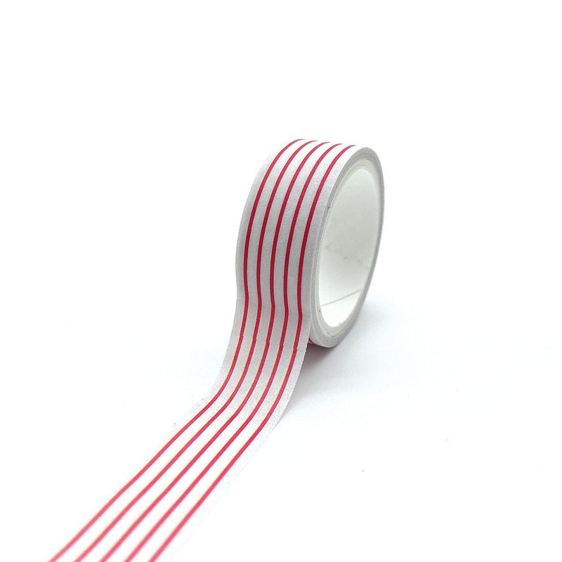 Cuộn băng keo giấy washi phong cách Hàn Quốc dài 5m rộng 15mm