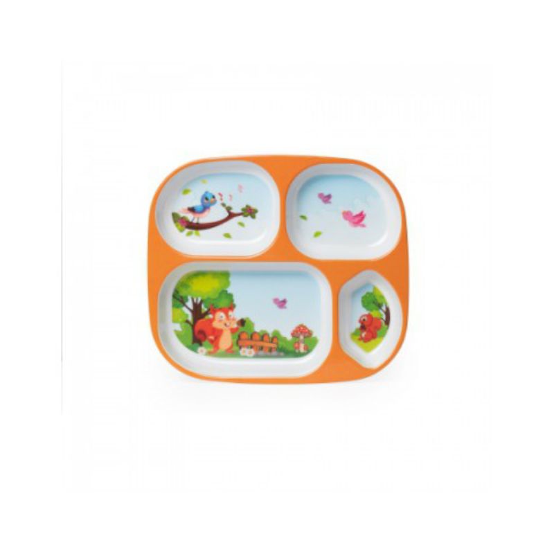 Khay cơm cho bé nhựa Melamine