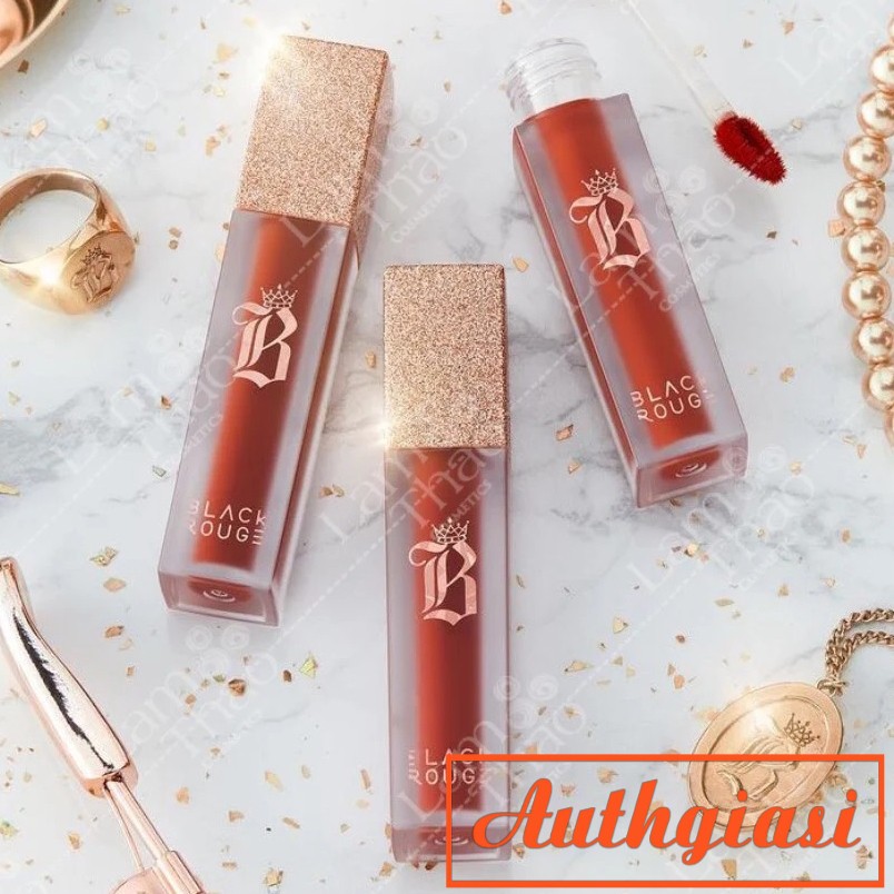 Son Kem Lì Black Rouge Ver 7 Air Fit Velvet Tint Velvet Crown lên màu chuẩn Ver7 | BigBuy360 - bigbuy360.vn