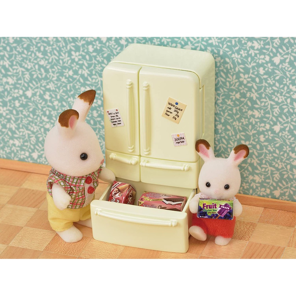 Sylvanian Families Bộ Tủ Lạnh 5 Cửa Refrigerator Set