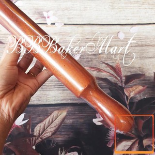 [Freeship] Cây cán bột gỗ TAY CẦM cố định VQ - Size NHỎ 35 x 3.5cm