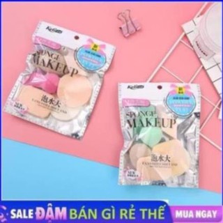Bộ 6 bông mút trang điểm/tán kem nền đa năng keli sponge makeup