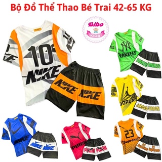 Bộ thể thao thun lạnh in 3D siêu ngầu cho bé trai size cồ - Bộ quần áo bé trai bigsize