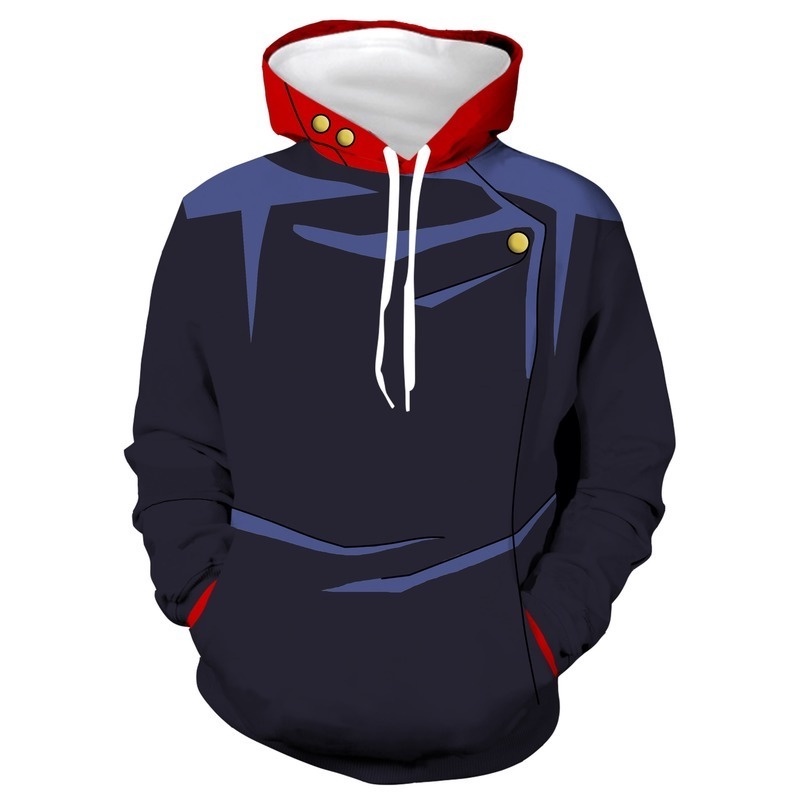 Áo Hoodie Hóa Trang Nhân Vật Anime Jujutsu Kaisen 3d Cho Nam