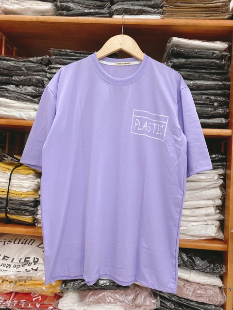 áo phông nữ form rộng màu tím nữ tính