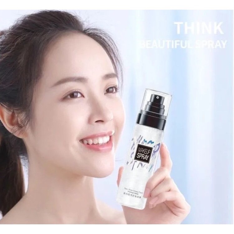 Xịt Nhũ Khóa Trang Điểm-Chai xịt khóa lớp nền giữ lớp trang điểm lâu trôi hiệu quả Star Flash Make Up Spray 8 Hours Wear | BigBuy360 - bigbuy360.vn