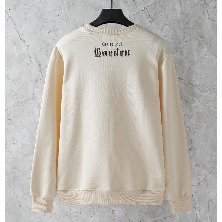 Áo Sweater Cổ Tròn Chất Liệu Cotton In Hình Gucci Thời Trang