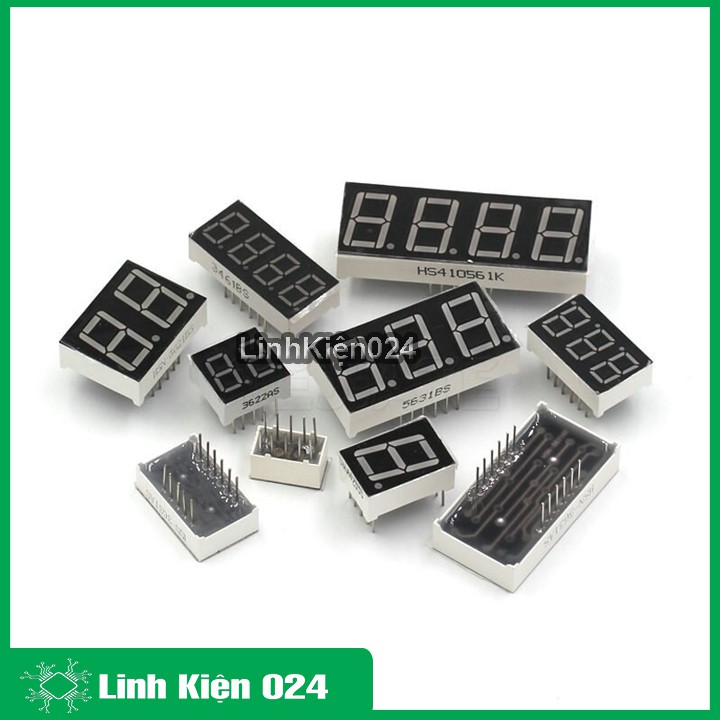 LED 7 Thanh 0.56inch Katot Chung - Sáng Đỏ