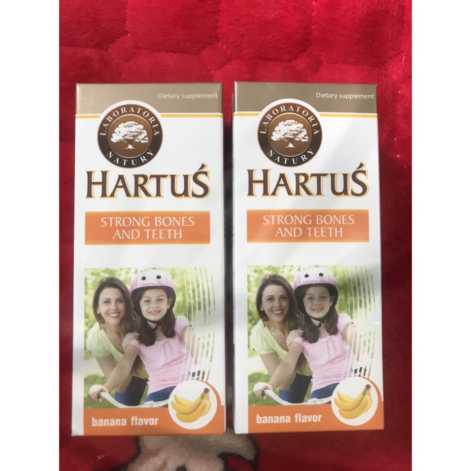 Hartus Canxi- Bổ sung Canxi, Vitamin D3, Vitamin K, Hấp thụ Canxi Tối Đa