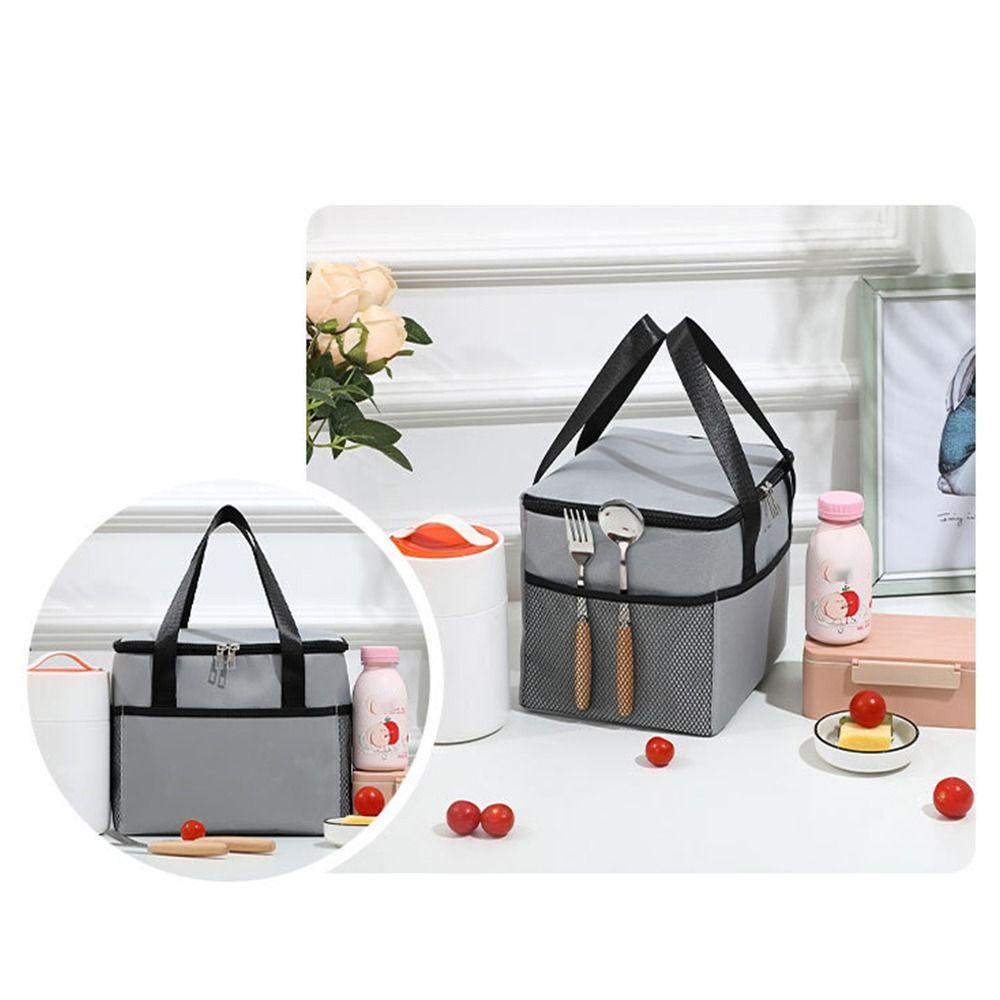 Túi Đựng Hộp Cơm Trưa Giữ Nhiệt Chống Thấm Nước Dung Tích 8L Tiện Dụng Mang Theo