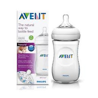 Bình sữa Avent Natural cổ rộng 260ml mô phỏng ti mẹ