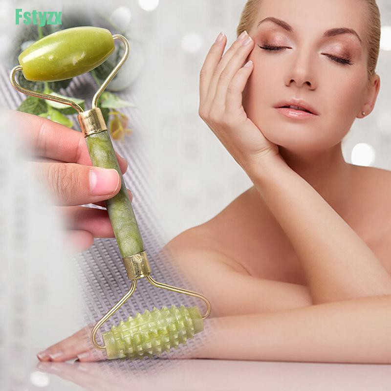 fstyzx 1Pc Women Men Facial Massager Body Head Neck Foot Nature Beauty Tool Jade