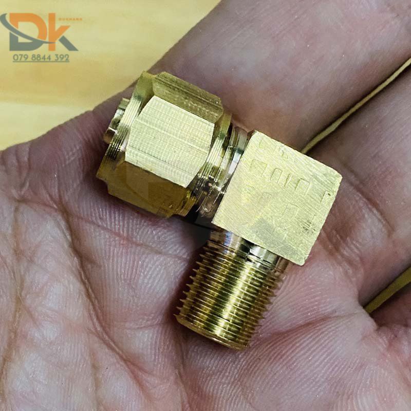 Co thau siết ống ren ngoài - Co ren ngoài siết ống