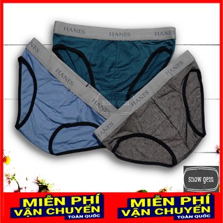 (Freeship)  Quần lót nam, quần sịp nam cotton - 1 loại lưng H.A.N.E.S (Ảnh thật)