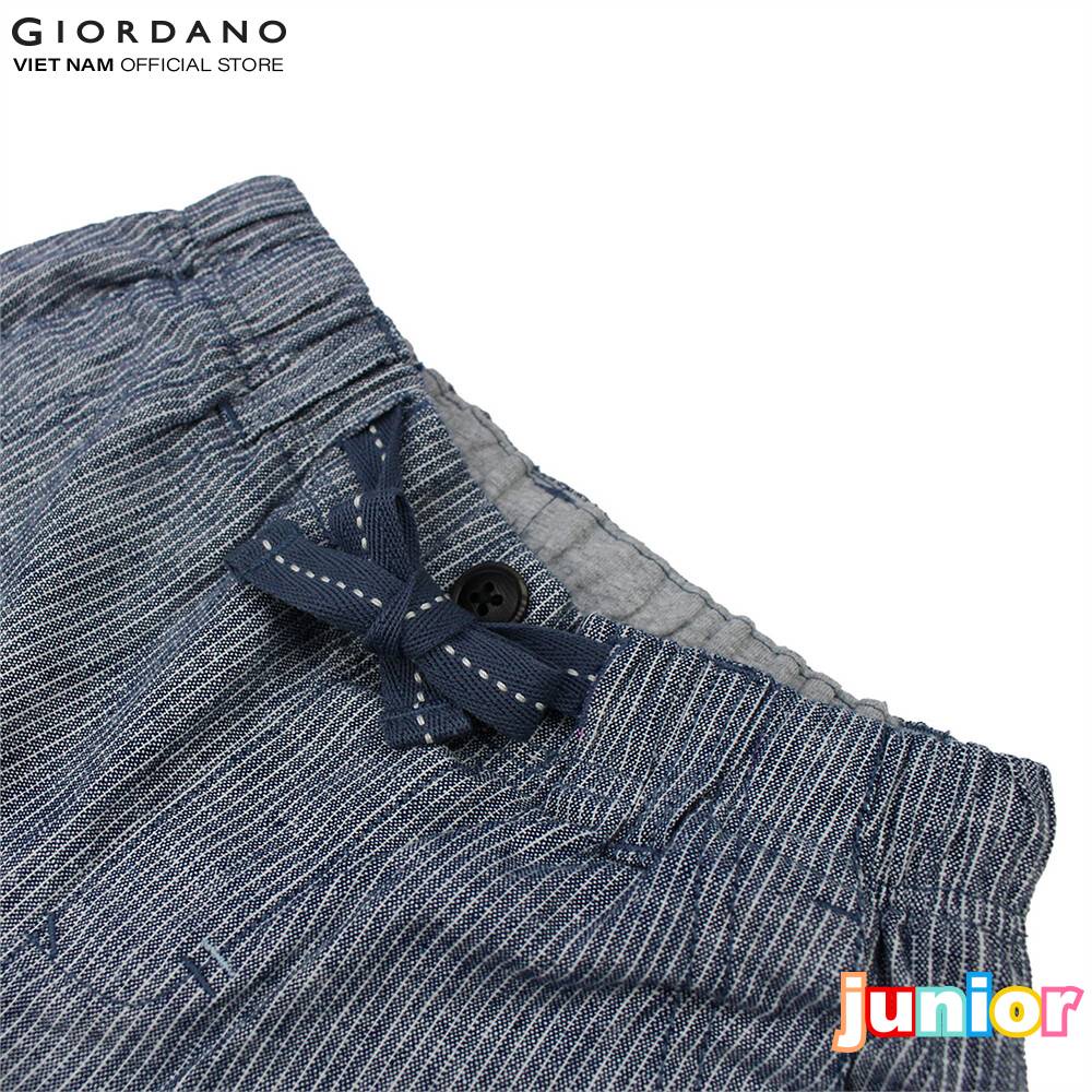 Quần shorts linnen trẻ em Giordano 03100234