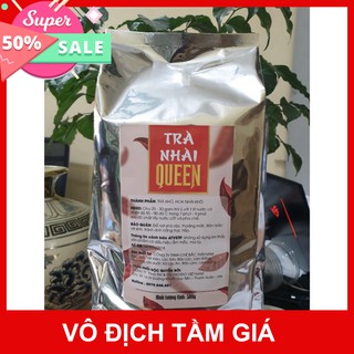 Lục trà nhài pha trà hoa quả - trà chanh, túi 500g cực thơm (TEM ĐỎ)