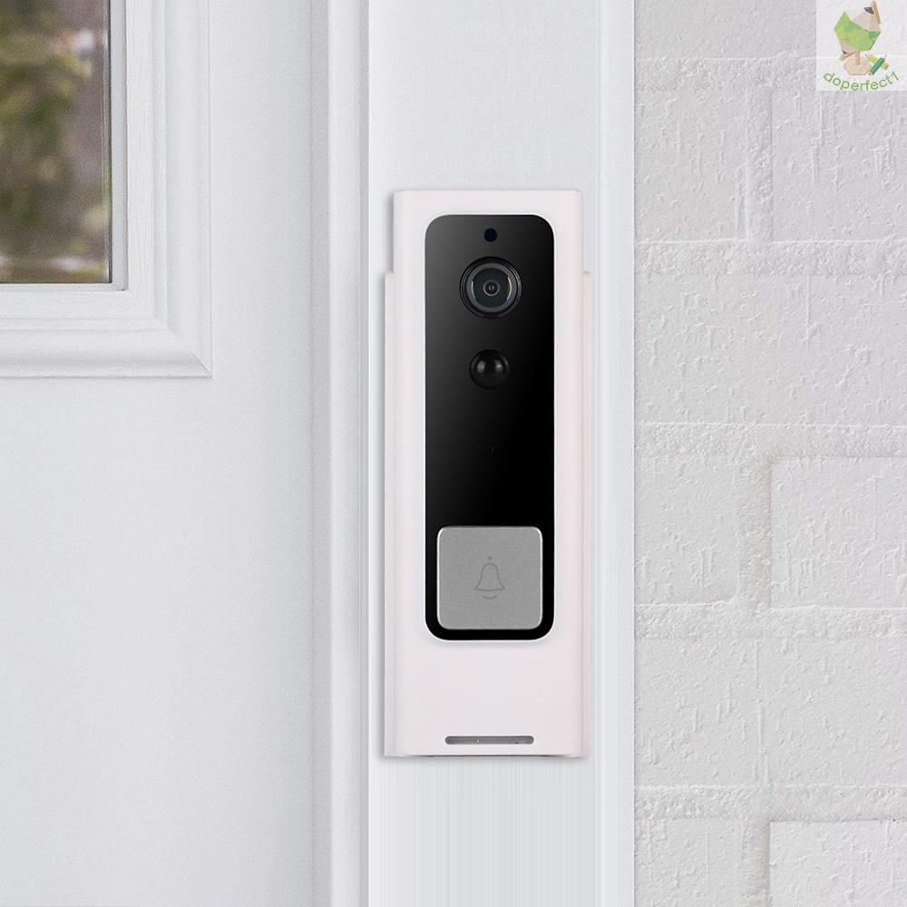 WiFi Smart Security DoorBell HD 1080P Wireless Visual Intercom Recording Video Door Phone PIR Motion Detector Rainproof TuyaSmart APP Remote Home Monitoring Night Vision