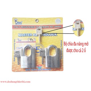 BỘ 2 Ổ KHOÁ CHỐNG CẮT YETI 60MM