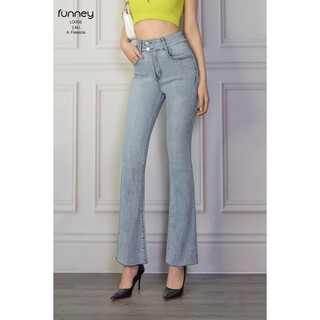 Quần Jeans Ống Loe 2 Nút LO068