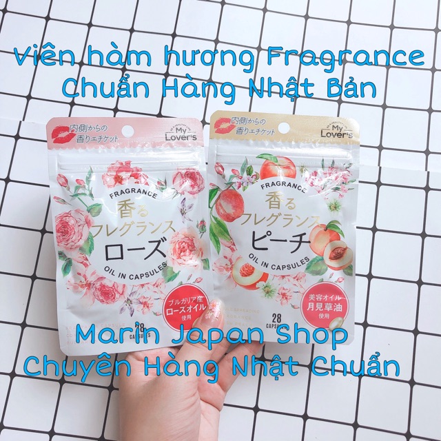 (Mẫu mới,đủ 2 hương)Viên hàm hương tinh dầu thơm giúp cơ thể toả mùi hương thơm tự nhiên từ bên trong Nhật Bản | BigBuy360 - bigbuy360.vn