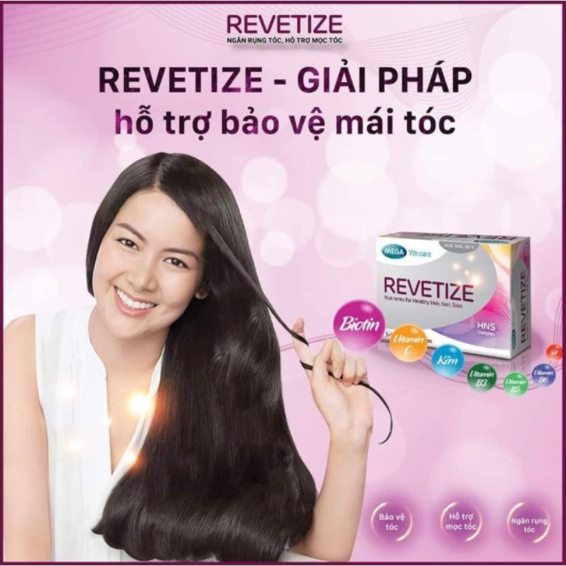 BỘ CHĂM SÓC TÓC SERUM NNO HAIR &amp; VIÊN UỐNG KÍCH THÍCH VÀ NGĂN RỤNG TÓC REVETIZE