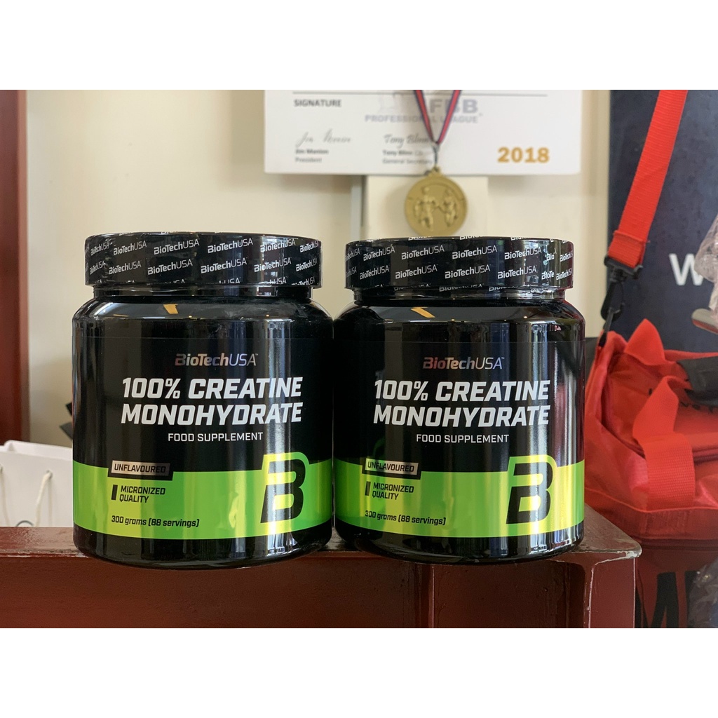 Tăng Sức Mạnh Pre-Workout CREATINE MONOHYDRATE BiotechUSA Hộp 300g