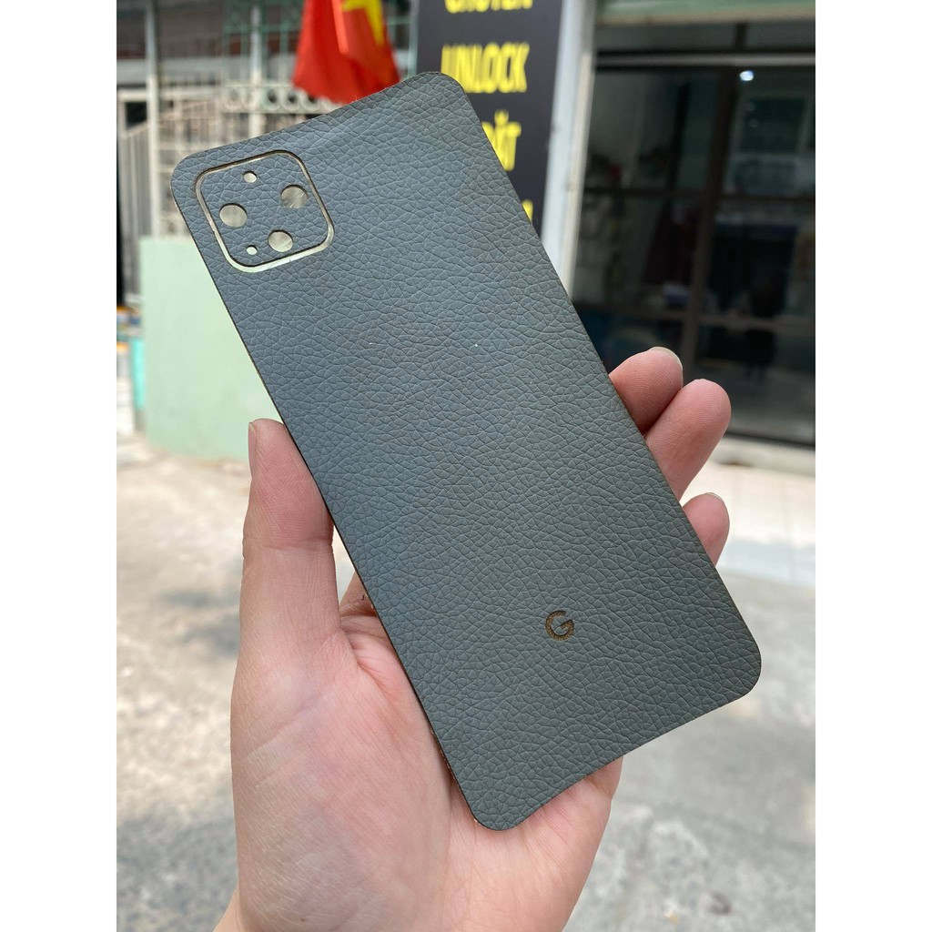 Dán lưng da Google Pixel 2XL trơn không các màu