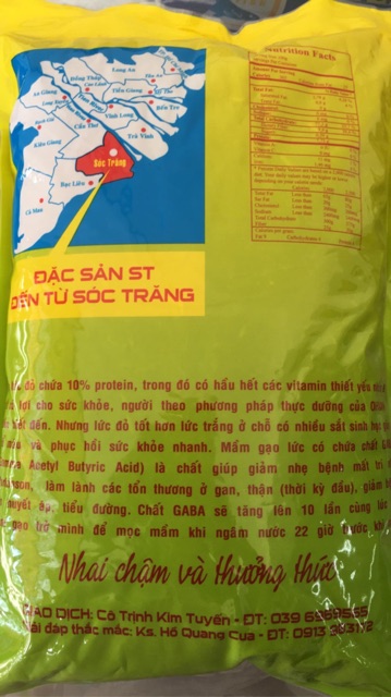 Gạo ST đỏ, gạo tím than Đặc sản Sóc Trăng