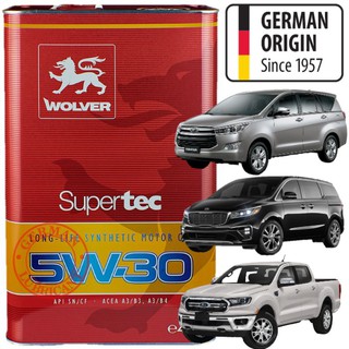 Dầu ôtô Wolver Supertec 5w30 xe hơi German Lubricant