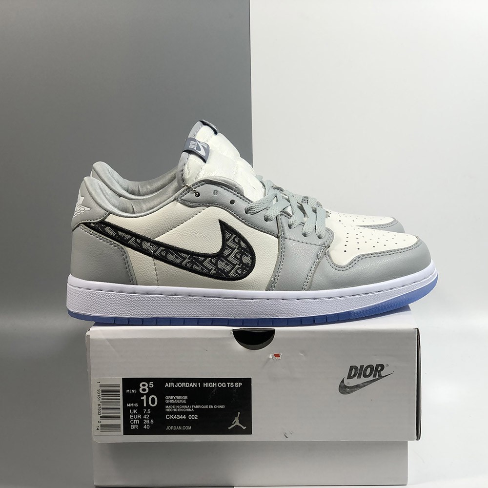 Giày thể thao Jordan dior cổ thấp, Giày JD đế trong cổ thấp nam nữ Full Box Bill 2021