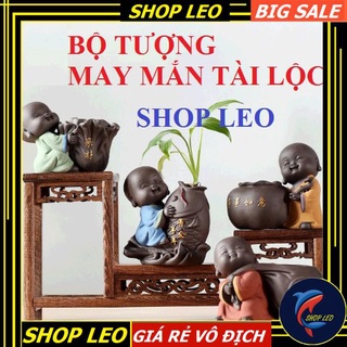 BỘ TƯỢNG TRỒNG CÂY MAY MẮN, TÀI LỘC 02- TƯỢNG PHONG THỦY