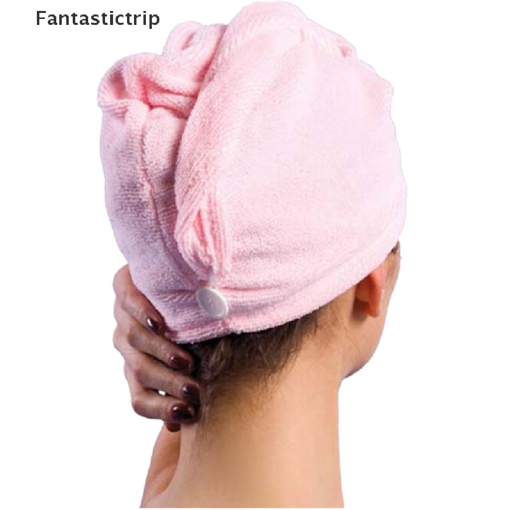 Khăn Trùm Đầu Làm Khô Tóc Sợi Nhỏ
