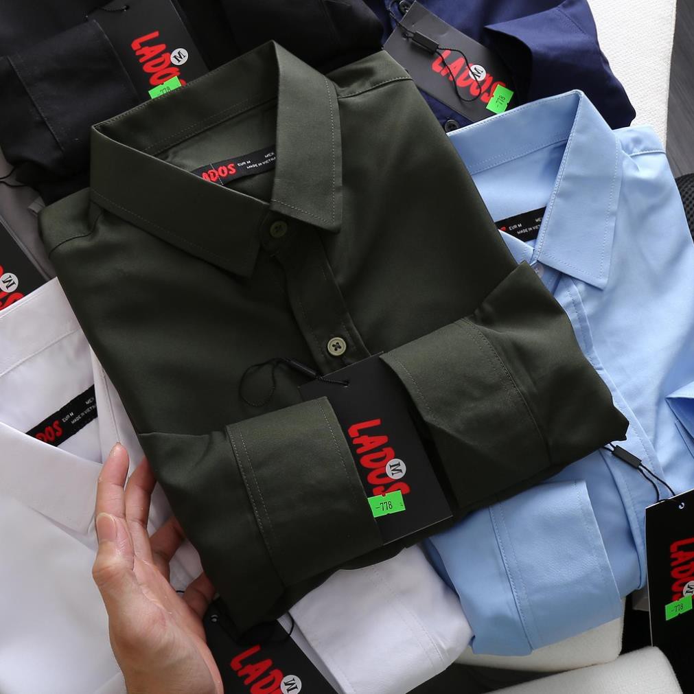 Áo sơ mi nam tay dài  trơn có túi  đủ màu 4U-778, vải lụa mềm, ít nhắn - hàng chính hãng [Hàng Cao Cấp] | BigBuy360 - bigbuy360.vn
