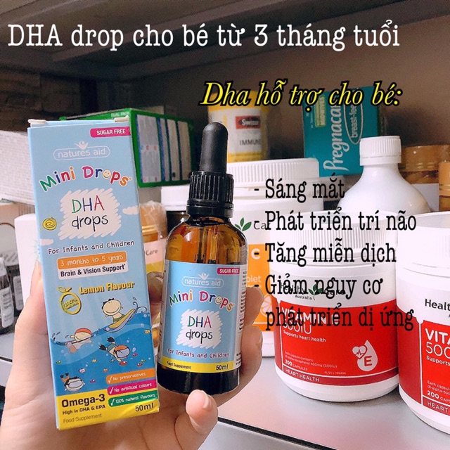 Dha drop Anh cho bé