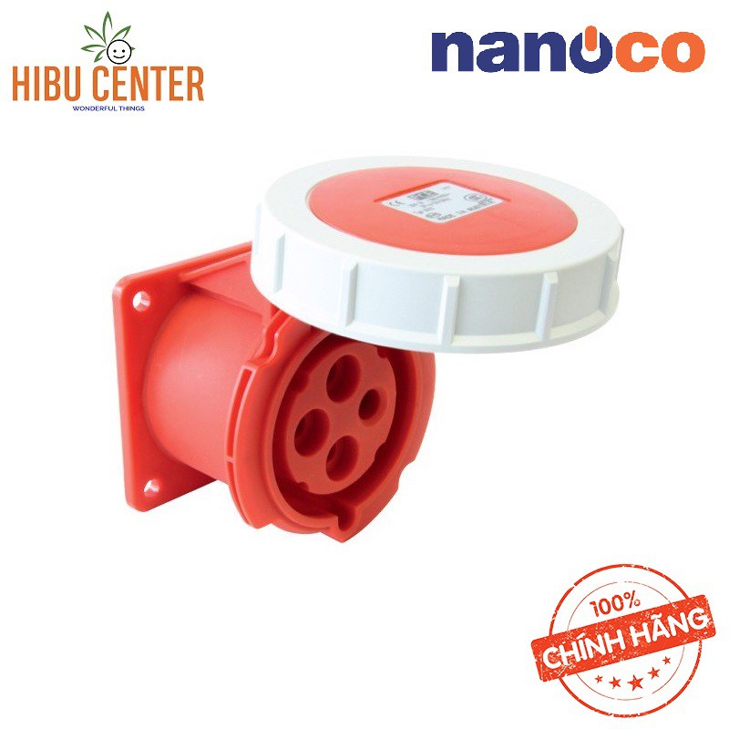 Ổ Cắm Gắn Âm Loại Kín Nước Dạng Thẳng NANOCO Hàng Chính Hãng – HIBUCENTER