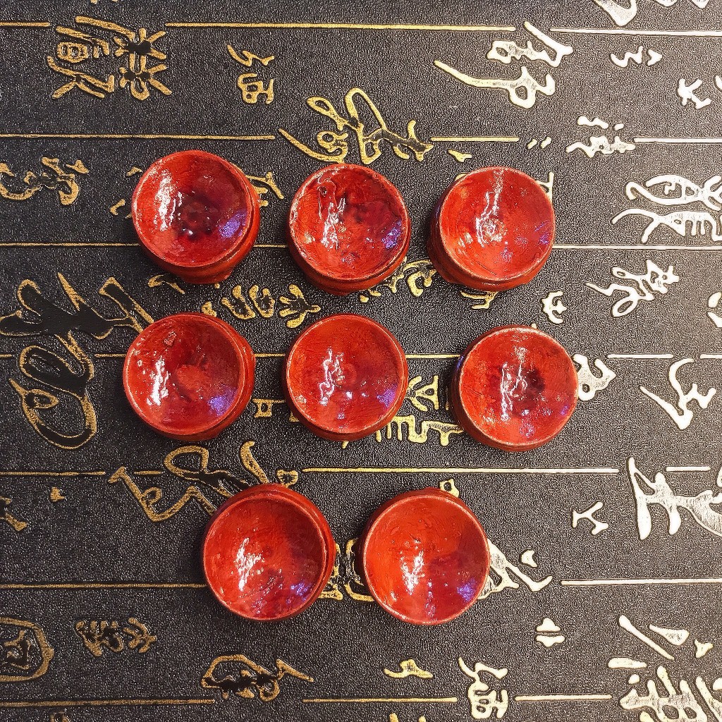 Đế gỗ trưng quả cầu phong thủy, trưng bày trang trí trong nhà