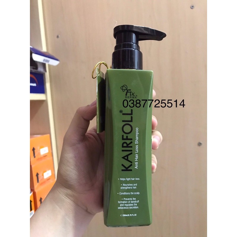 (CHÍNH HÃNG)Dầu Gội giảm Rụng Tóc Fixderma Kairfoll Shampoo, Dầu gội giảm giá rụng tóc, dầu gội Mỹ, dầu gội mọc tóc
